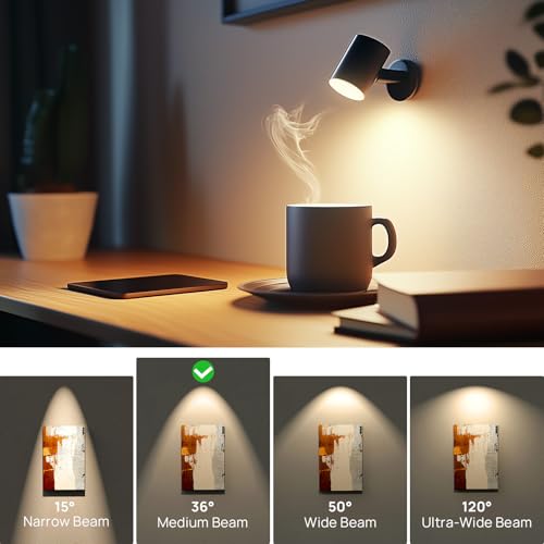 Linkind GU5.3 MR16 LED 5W Lamp 12 V, 50 Watt Replaced, 2700 K Warm White 36° Beam Angle LED Spot MR16, 520 Lm AC/DC 12 Volt Bulb, Not Dimmable, Pack of 5