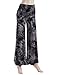 Made By Johnny MBJ WB1060 Womens Chic Tie Dye Palazzo Pants XL Black