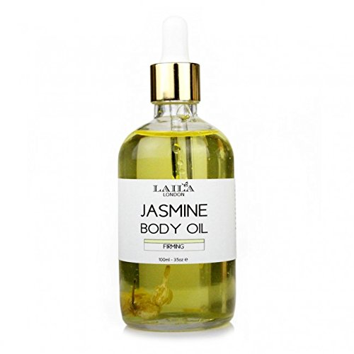 Laila London Jasmine Body Oil With Marula & Real Jasmine Flowers 100ml Anti Aging Christmas