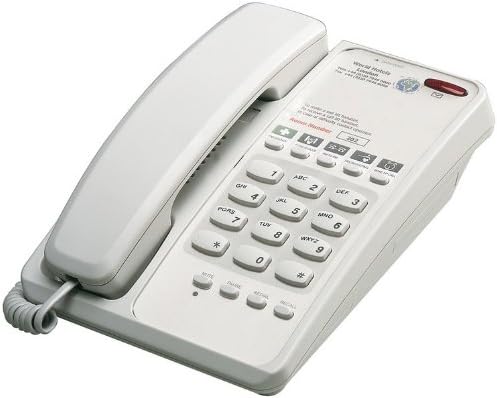 Interquartz Voyager Hotel 5 Button Telephone - Grey