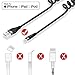Miger 4Ft iPhone Charger Cable, MFi Certified Coiled Lightning Compatible Cable for iPhone Xs Max XS XR X SE 5 5s 5c 6 6s 7 8 Plus, iPad Pro, Air 2, iPad Mini 2 3 4, iPod Touch 5 6 7 and Beats Pill+