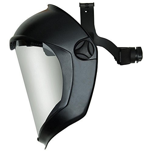 Honeywell Uvex Bionic Face Shield with Clear Polycarbonate Visor and Anti-Fog/Hard Coat (S8510)