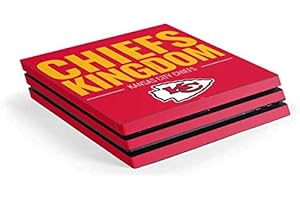 Skinit Decal Gaming Skin Compatible with PS4 Pro Console - Officially Licensed NFL Kansas City Chiefs Team Motto Design