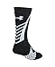 Under Armour Men's Undeniable All Sport Crew Socks (1 Pair), Black/White, Large