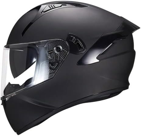 VCOROS Full Face Motorcycle Helmet X9 with Inner Sun Visor and