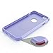 iPhone 6 Cases, Vogue Shop 2in1 Hybrid Hard PC Cover and Inner Soft Silicone Corner Protection High Impact Defender Combo Shell Case for iPhone 6 4.7 inch (purple)