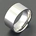 Fashion Month Men Women 10mm Wide Stainless Steel Ring Silver Rose 18k Gold Big Cool Band Polished Flat Top Comfort Fit