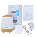 Homasy 200ml Aroma Essential Oil Diffuser, Wood Grain, Night Light with 7 Color LED Changing for Yoga Spa Home Office Room