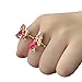 Elesa Miracle Little Girl Jewel Rings in Gift Box, Girl Pretend Play and Dress Up Rings, Adjustable, Birthday Gifts for Girls Toddlers Kids, 36pcs