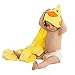 Hooded Towel - Baby Towel with Bonus Washcloth & Rubber Ducky. The Perfect Baby Gift by Squishy Bubs