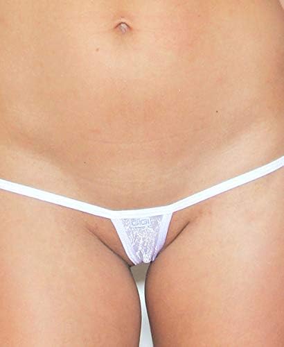Micro Gigi Extreme G-String - Sparkle - Angel White