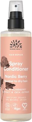 Acondicionador en Spray Nordic Berry – 250 ml – Sin Aclarado – Para Cabello Normal o Seco – Con Chía, Aloe Vera y Mora Nórdica – Vegano y Natural – Hidratación Ligera, 250 ml