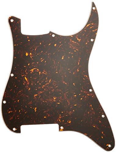 Hosco Strat® Style Pickguard Blank 3-Ply Tortoise H-SC-T3P-2