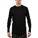 Vapor Apparel Men's Outdoor UPF 50+ Long Sleeve T-Shirt, UV Sun Protection for Fishing, Running, Hiking, XL, Black