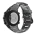 patrohoo Bands for Suunto Core Strap, Rubber Replacement Watch band for Suunto Core SS014993000,Grey Camouflage