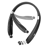 Bluetooth Headset, Bluetooth Headphones SX991-LBell Wireless Neckband Design with Foldable Retractable Headset for Samsung Galaxy S9 Note 8 and Other Bluetooth Enabled Devices