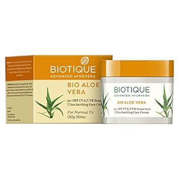 Bio Aloe Vera Gesicht und Körper Sonnencreme LSF 30 UVA / UVB-Sonnenschutz