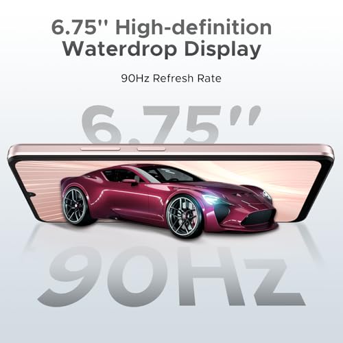 DOOGEESmart Note 58 Pro Mobile Phones, Android 16 Smartphone, 6250mAh& 32(8+24) GB+256GB/2TB, 6.75" HD+ 90Hz Display, 4G Dual SIM Free Unlocked Phones, Widevine L1, Fingerprint/Face ID/OTG/GPS/NFC