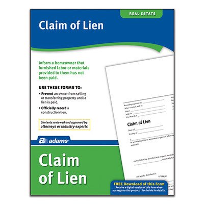 Claim of Lien Forms and Instruction (Set of 288) [Set of 6]