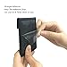 FRIFUN Card Holder for Back of Phone with snap Ultra-Slim Self Adhesive Wallet Stick on Cell Phone RFID Blocking Sleeve Covers Credit Cards and Cash(Mint)
