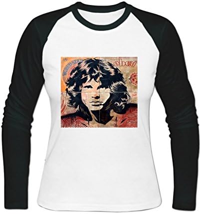 Jim Morrison Baseball T Shirts For Womens S White