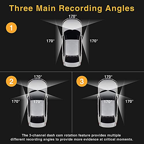 pruveeo d90 4 channel dash cam