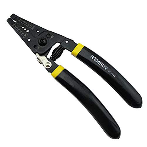 Precision Wire Stripper, 6.5 inch Professional Wire Stripper/Cutter for 10-20 AWG Solid and (0.8-2.6mm) Stranded Wire - Thumbnail 2