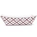 Fit Meal Prep [250 Pack 0.5 lb Paper Food Boats Heavy Duty Disposable Food Trays, Red Check Nacho Tray for Parties Fairs Picnics Carnivals, Holds Ketchup Cheese Sauce Pickles