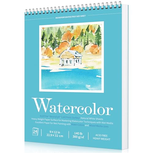 Watercolor Paper Pad, Watercolor Sketchbook 9