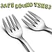 TeamFar Toddler Kids Preschoolers Utensil Flatware Silverware Set, Pure Stainless Steel, Non Toxic & Healthy, Brushed Surface, Carved Animal Handle, Set of 4, Dishwasher Safe