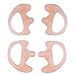 Replacement Earmold Earbud Earplug for M0torola Kenwood Two-Way Radio Air Acoustic Coil Tube Audio Kits (Pink, 3 Pairs-Small,Medium,Large)