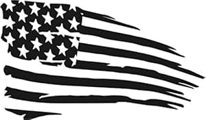 Download Amazon.com: Barking Sand Designs Tattered USA Flag- Die ...