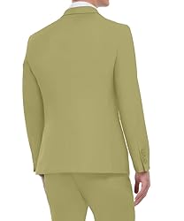 Men's Suits 3 Piece Slim Fit Double Breasted Tuxedo