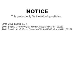 Front Disc Brake Pads SIM-1105 For Suzuki XL-7