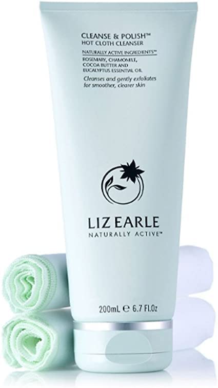     Liz Earle Cleanse and Polish 200ml Tube (with Two Cloths)