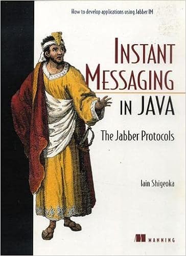 Amazon Com Instant Messaging In Java The Jabber Protocols Iain Shigeoka Books