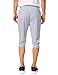 BALEAF Men's 3/4 Workout Joggers Capri Pants Running Training Side Pockets Light Gray Size L