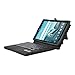 LG G Pad X8.3 keyboard case, KuGi High quality Ultra-thin Portfolio Case - Detachable Bluetooth Keyboard Stand Case / Cover for LG G Pad X 8.3 tablet.(Black)