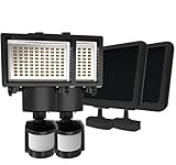 Solar Lights, Lampat Bright 90 LED Solar Powered Security Lights Waterproof Outdoor Motion Sensor Lighting for Wall, Patio, Garden, Landscape, Deck, Shed, Lawn, 2 Pack