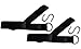 Krazy Outdoors Hammock Tree Straps - 11 Feet Long Heavy Duty Adjustable Polyester Seatbelt Quality - 1000lbs Capacity
