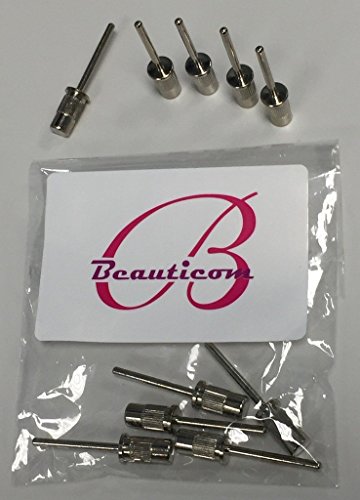 Beauticom  Silver Mandrel Bit- For Nail Drill/File (Quantity: 5pcs)