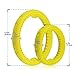 Fluffy Paws Dog Chewing Ring - Soft Rubber Ring Dental Chewing Teething Biting Chasing Training Toy for Small and Medium Dog Puppy - 10