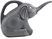Cornucopia Brands Elephant Watering Can w/Real Eyes, 2 Quart, Grey w/Googly Eyes, Fully Functional Novelty Watering Can