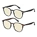 Blue Light Blocking Anti Glare Blocks Harmful Blue Light and UV Rays Computer Game Glasses Set of 2