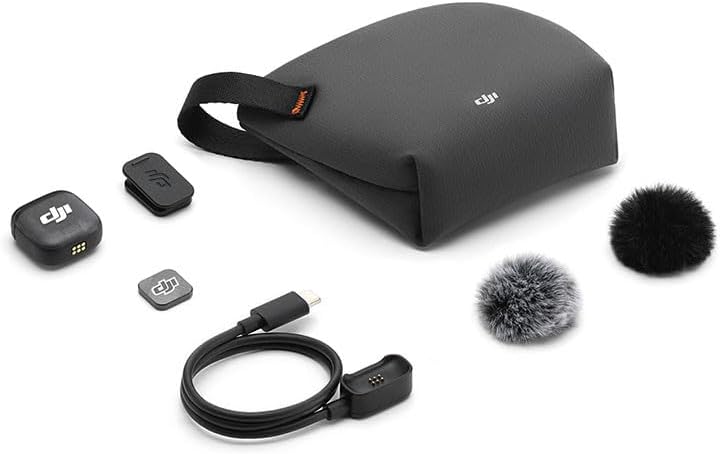 Émetteur DJI Mic 3, mini microphone sans fil pour iPhone/caméra/Android