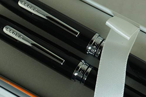 Cross Classic Executive Companion, Century II Silhouette Black Lacquer & Extremely Polished Appointments with Distinctive Cross Special Signature Mid Rings,Coventry Pen & 0.7MM Pencil Set. - Thumbnail 6