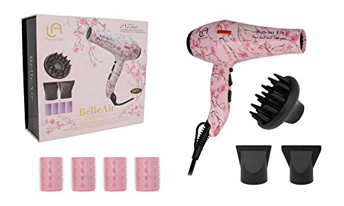 Click Here to See More Images Le Angelique Bellair Hair Dryer, Cherry Blossom, 6 Ounce