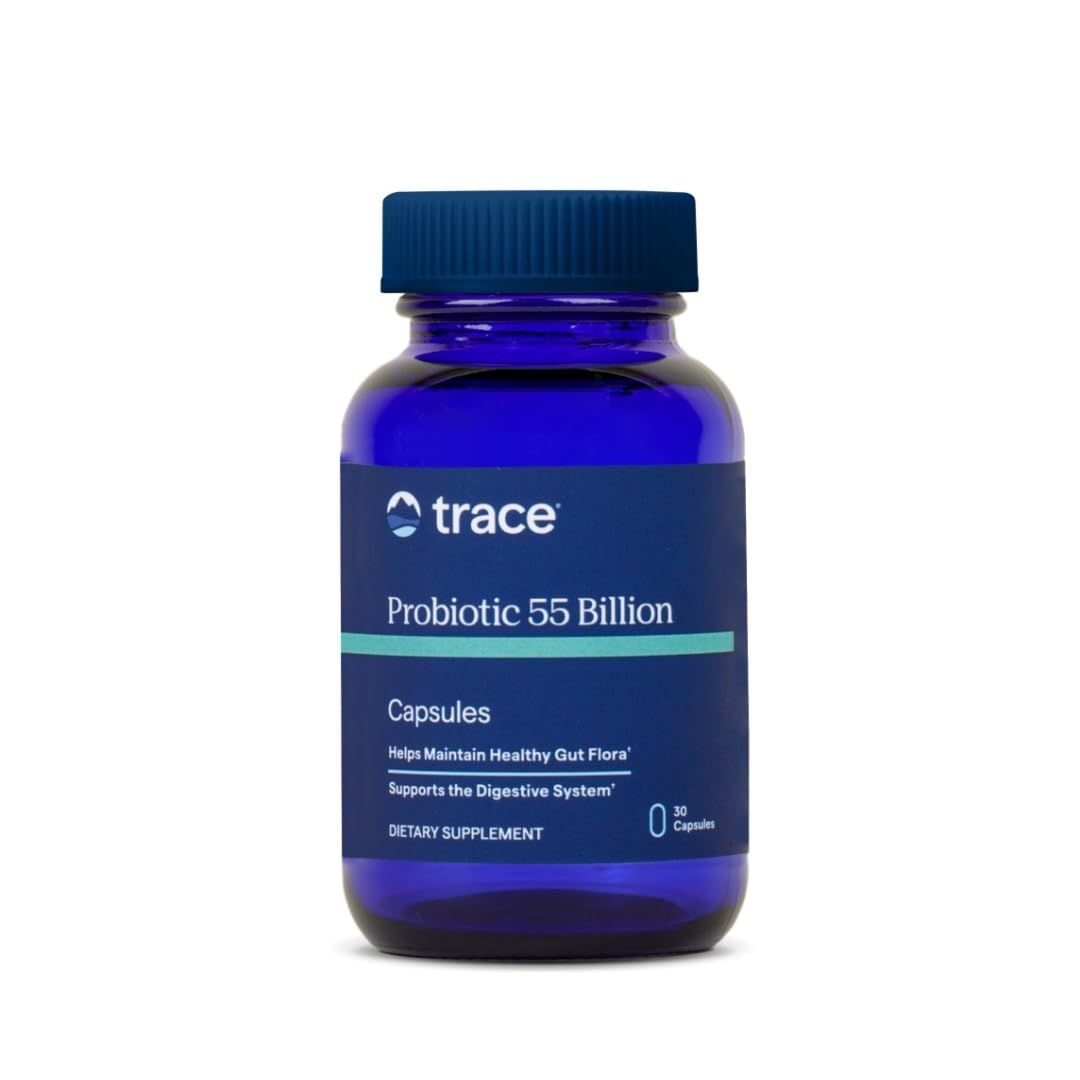 Trace Minerals Research 55 Billion Probiotic Capsules - Pack of 30