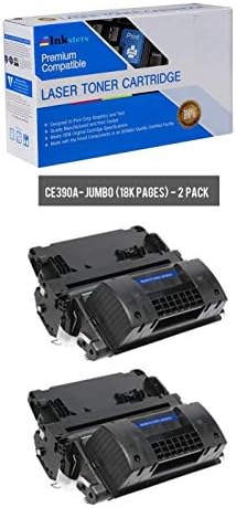 Inksters Compatible Toner Cartridge Replacement for HP CE390A(J) Jumbo - Compatible with Laserjet Enterprise 600 M601DN M601N M602N M603DN M603XH Enterprise M4555 MFP M4555F (2 Pack)