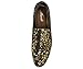 Amali Mens Smoking Slipper Dress Shoes Metallic and Paisly Velvet Styles Morris